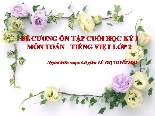 Các Bài giảng khác thuộc Chương trình Toán 3