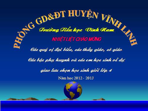 RUNG CHUÔNG VÀNG KHỐI 4