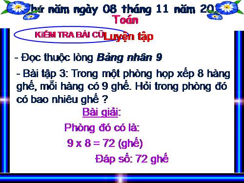 Các Bài giảng khác thuộc Chương trình Toán 3