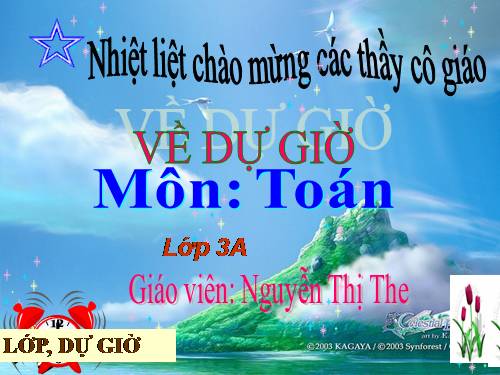 Phép trừ các số trong phạm vi 10 000