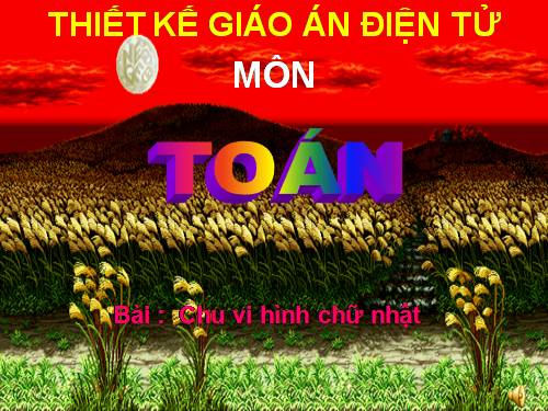 Chu vi hình chữ nhật