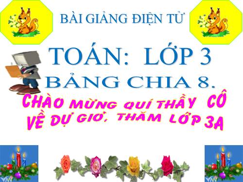 Bảng chia 8