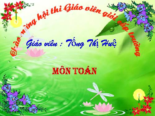 Các Bài giảng khác thuộc Chương trình Toán 3