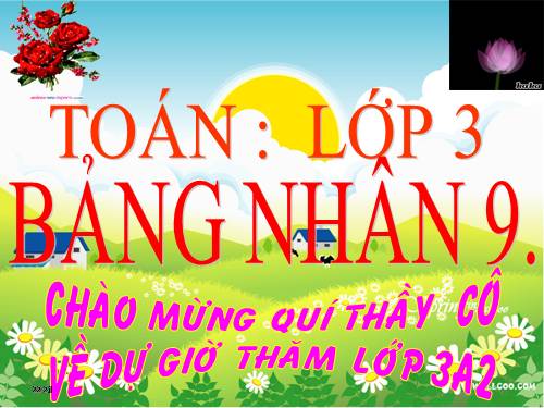 Bảng nhân 9