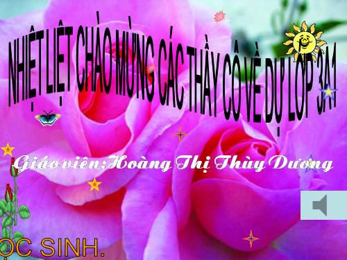 Các Bài giảng khác thuộc Chương trình Toán 3