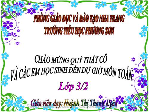 Bài toán giải bằng hai phép tính