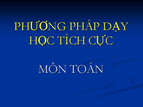 chuyen de Toán