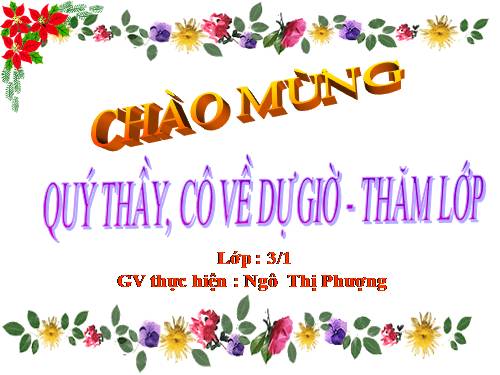 Các Bài giảng khác thuộc Chương trình Toán 3