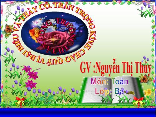 Các Bài giảng khác thuộc Chương trình Toán 3