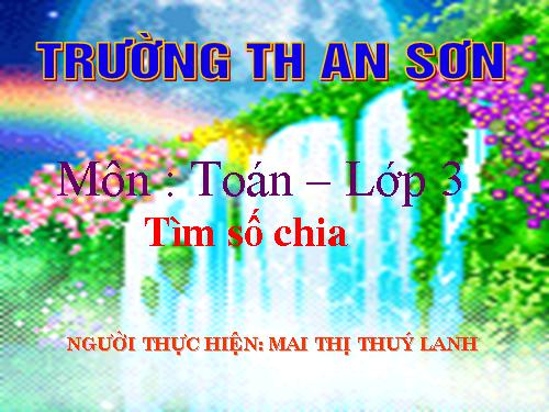 Tìm số chia