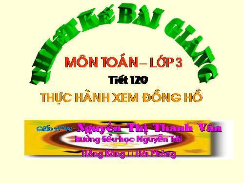 Thực hành xem đồng hồ