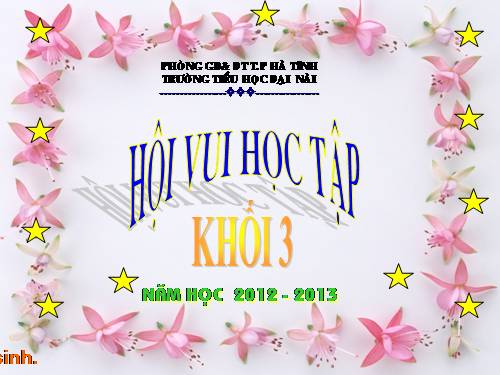 hoi vui hoc tap