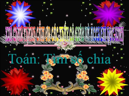 Tìm số chia