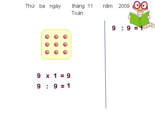 Bảng chia 9