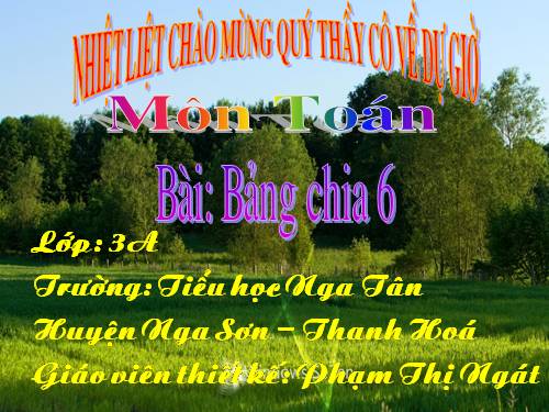 Bảng chia 6