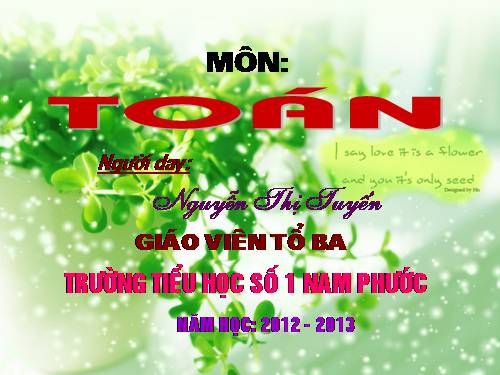 Tính giá trị của biểu thức (tiếp theo)