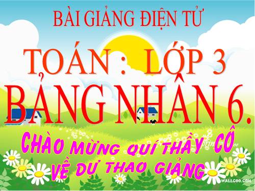 Bảng nhân 6