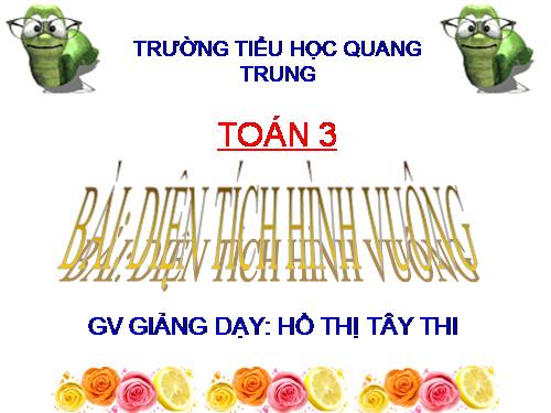 Diện tích hình vuông