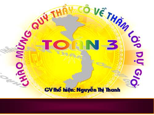 Các Bài giảng khác thuộc Chương trình Toán 3
