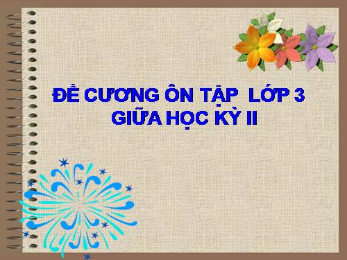 Các Bài giảng khác thuộc Chương trình Toán 3