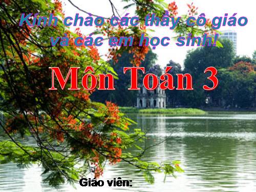 Nhân số có ba chữ số với số có một chữ số
