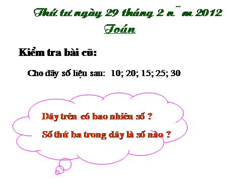Làm quen với thống kê số liệu (tiếp theo)