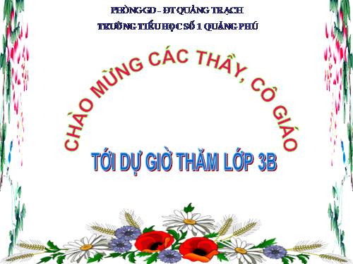 Các Bài giảng khác thuộc Chương trình Toán 3