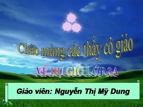Các Bài giảng khác thuộc Chương trình Toán 3