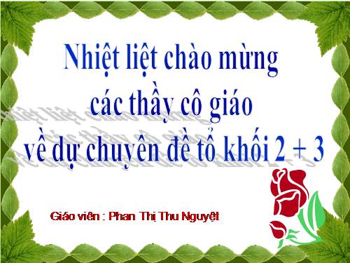 Các Bài giảng khác thuộc Chương trình Toán 3