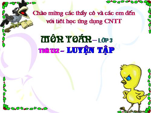Các Bài giảng khác thuộc Chương trình Toán 3