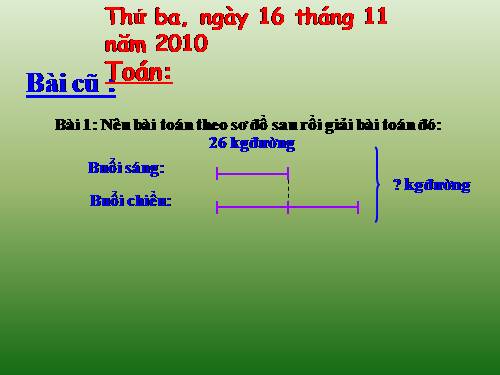 Các Bài giảng khác thuộc Chương trình Toán 3
