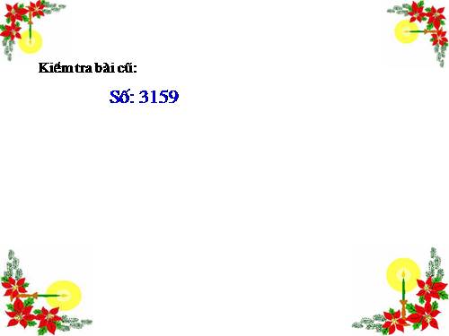 Các Bài giảng khác thuộc Chương trình Toán 3