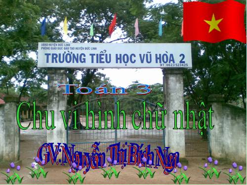 Chu vi hình chữ nhật