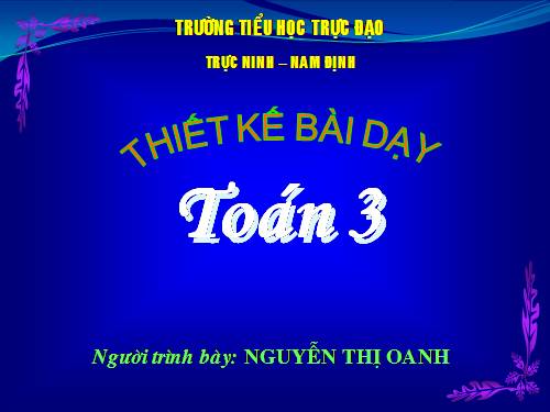 Giới thiệu bảng chia