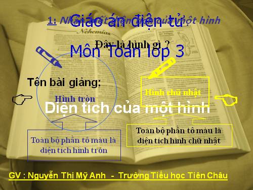 Diện tích của một hình