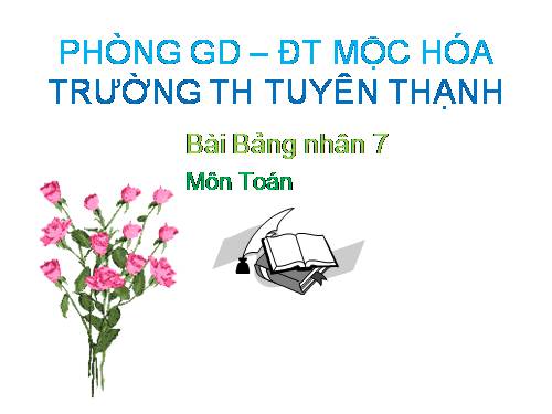 Bảng nhân 7
