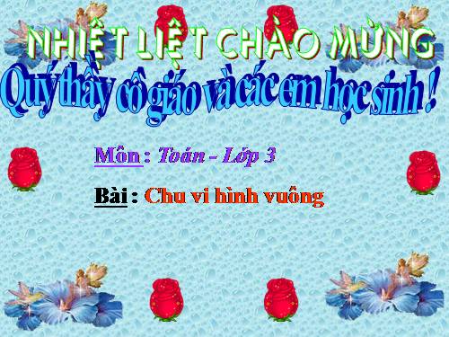 Chu vi hình vuông