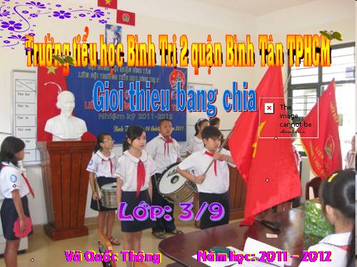 Giới thiệu bảng chia