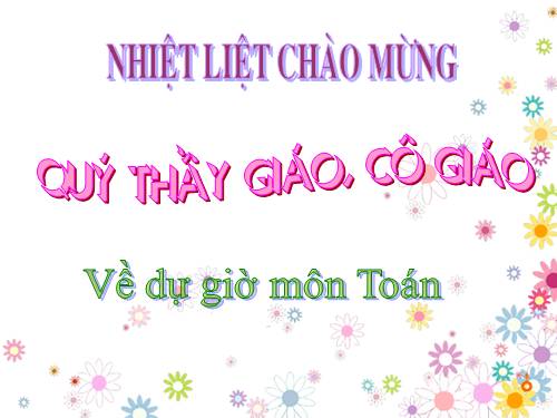 Các Bài giảng khác thuộc Chương trình Toán 3