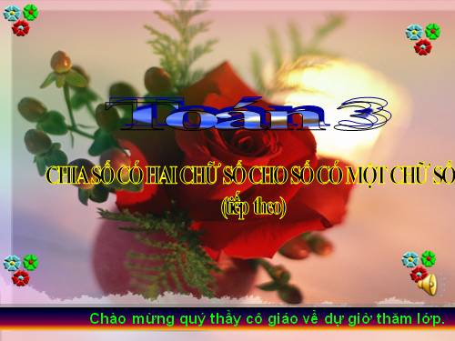 Chia số có hai chữ số cho số có một chữ số (tiếp theo)