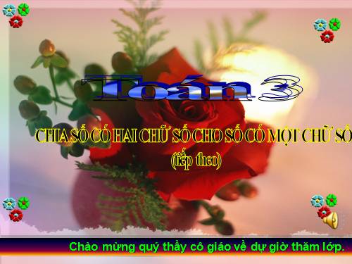Chia số có hai chữ số cho số có một chữ số (tiếp theo)