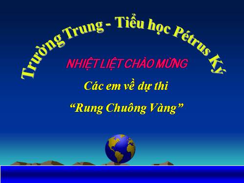 Rung chuong vang lop 3