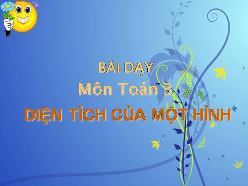 Diện tích của một hình