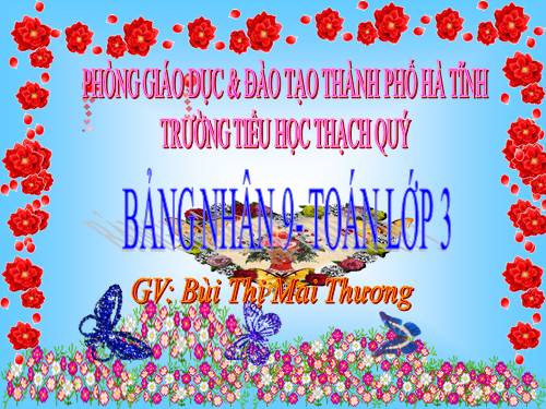 Bảng nhân 9