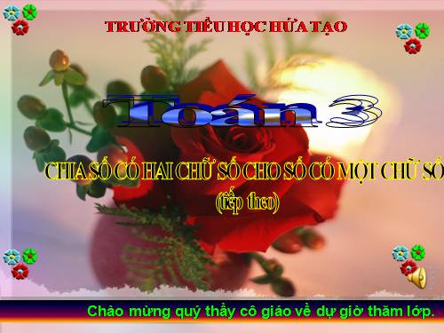 Chia số có hai chữ số cho số có một chữ số (tiếp theo)