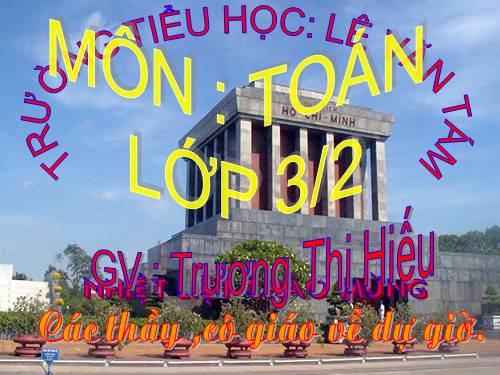 Bảng chia 8