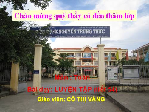 Luyện tập Trang 54
