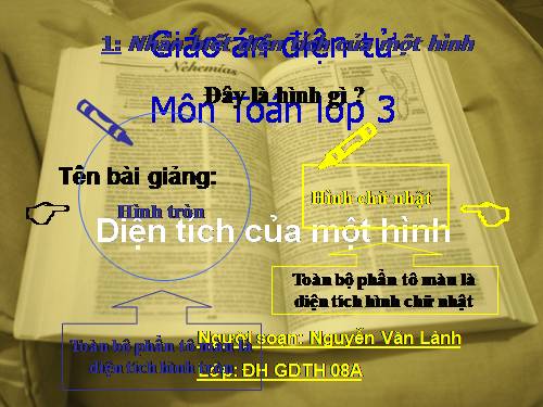 Diện tích của một hình