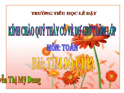 Tìm số chia