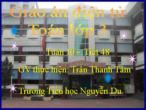 Các Bài giảng khác thuộc Chương trình Toán 3
